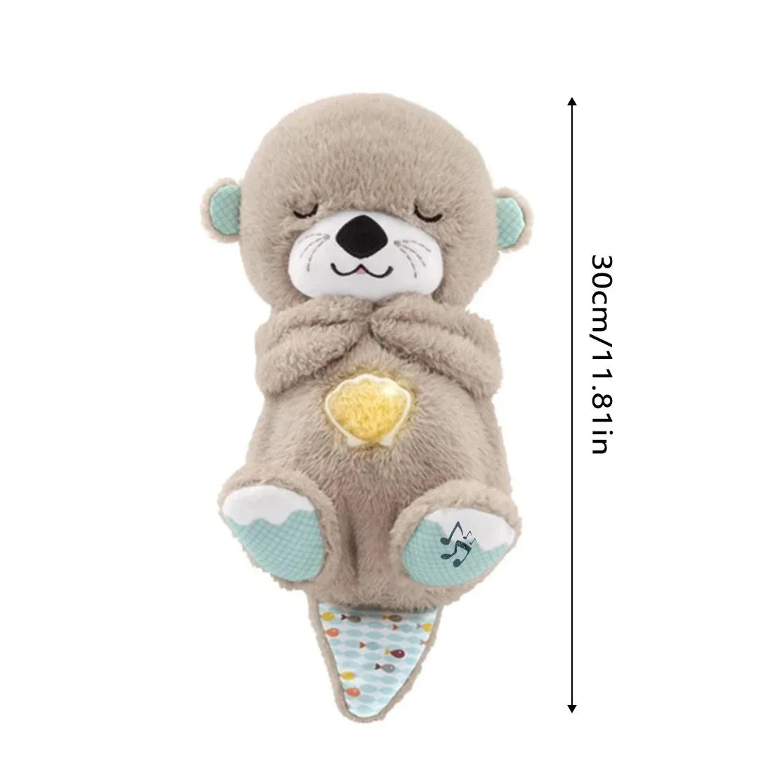 Breathing Otter Baby Stuffed Plush Toy